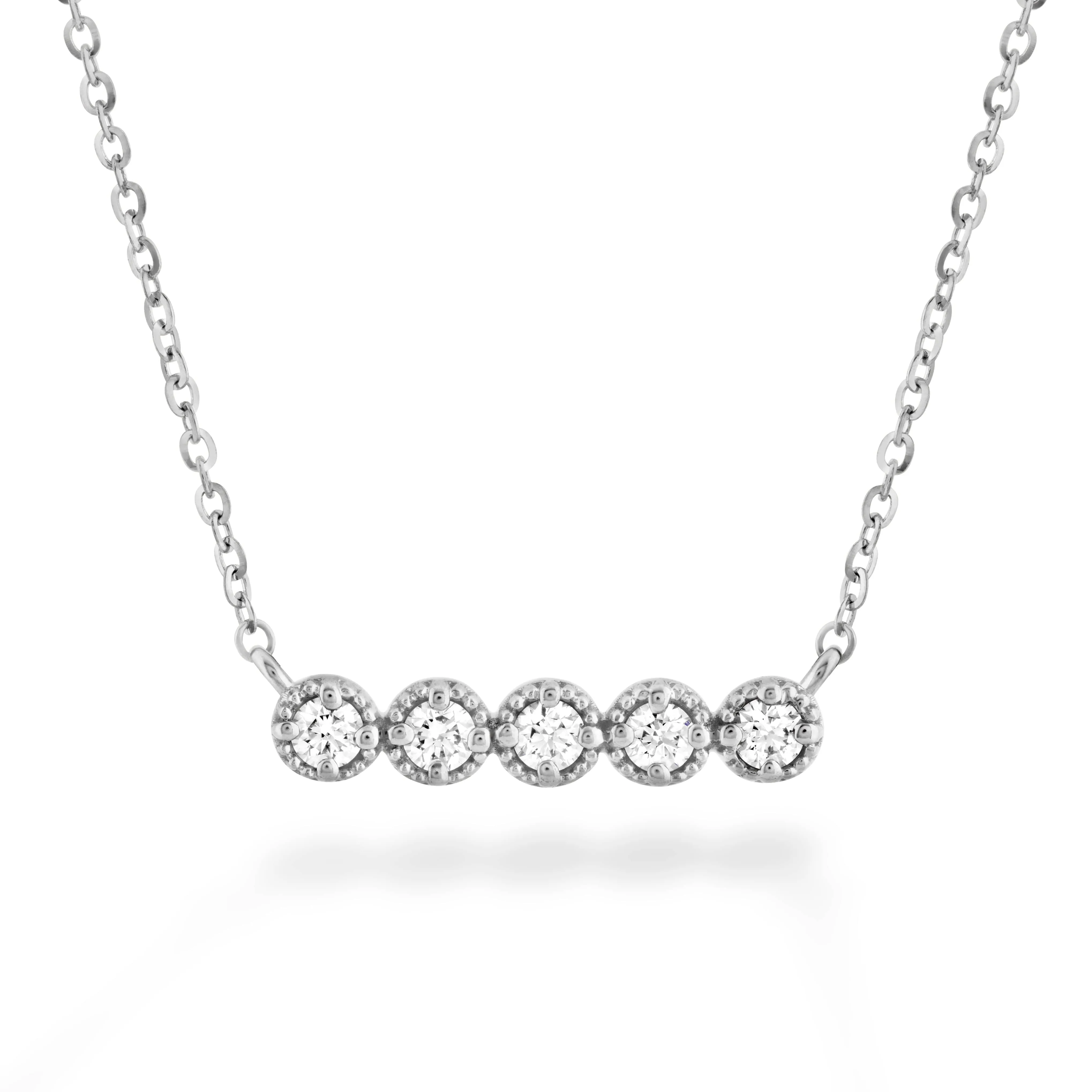 Hearts on Fire - Liliana Diamond Bar Necklace