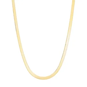 Heavy Herringbone Chain Necklace