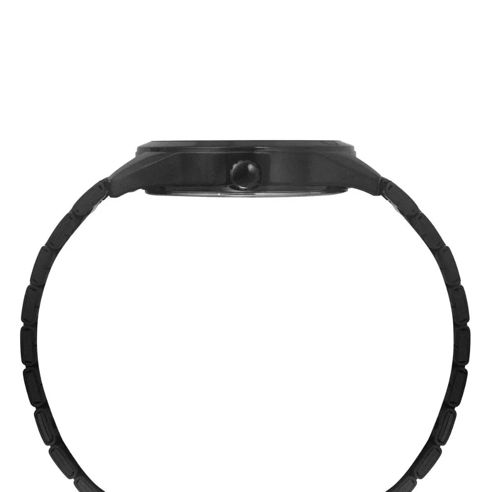 Helix By Timex Black Round Analog Stainless Steel Watch Men -TW031HG22