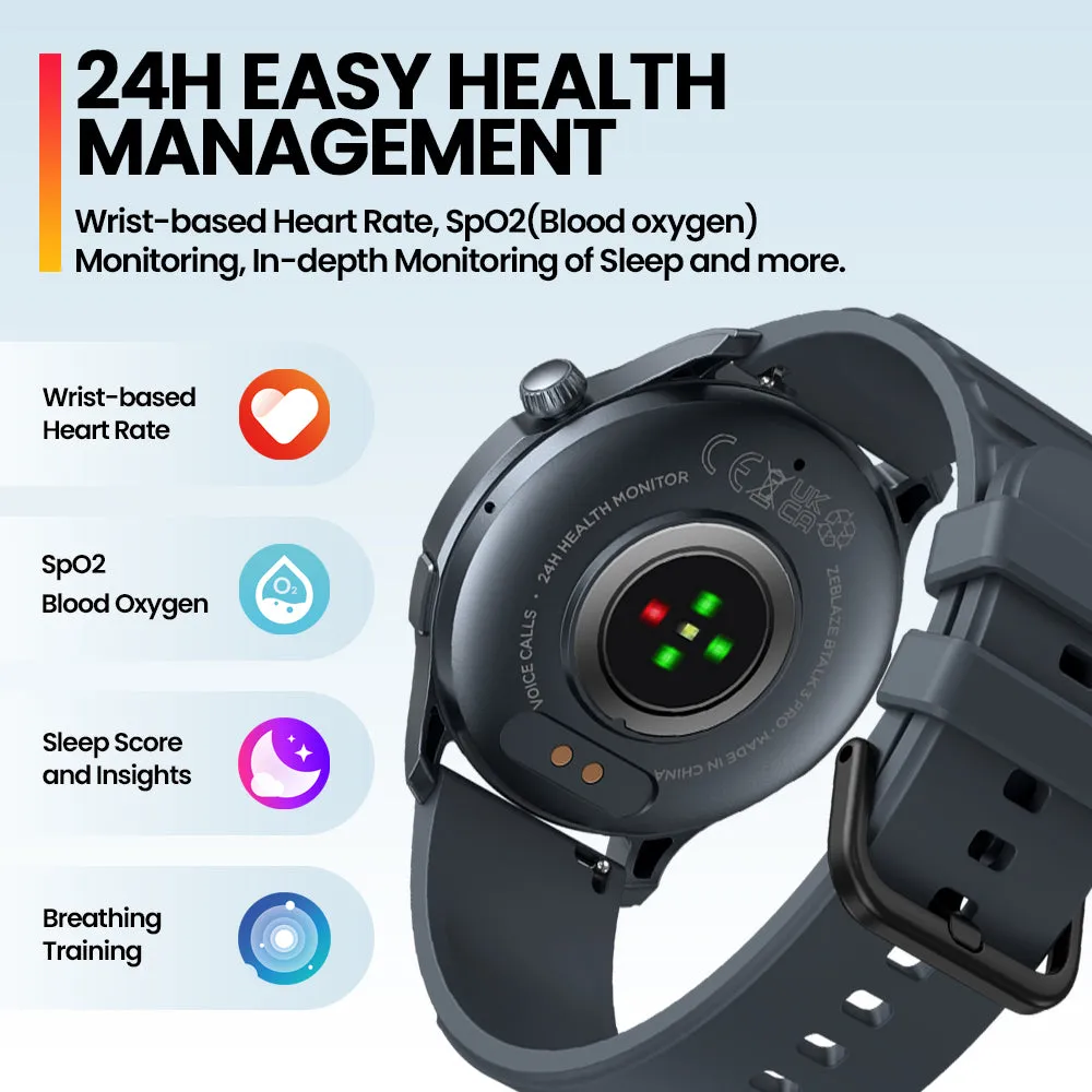High Quality Smartwatch – 1.43" AMOLED Display, Bluetooth Calling, Health & Fitness Tracking, 100  Sports Modes, 14-Day Battery, Android & iOS Compatible