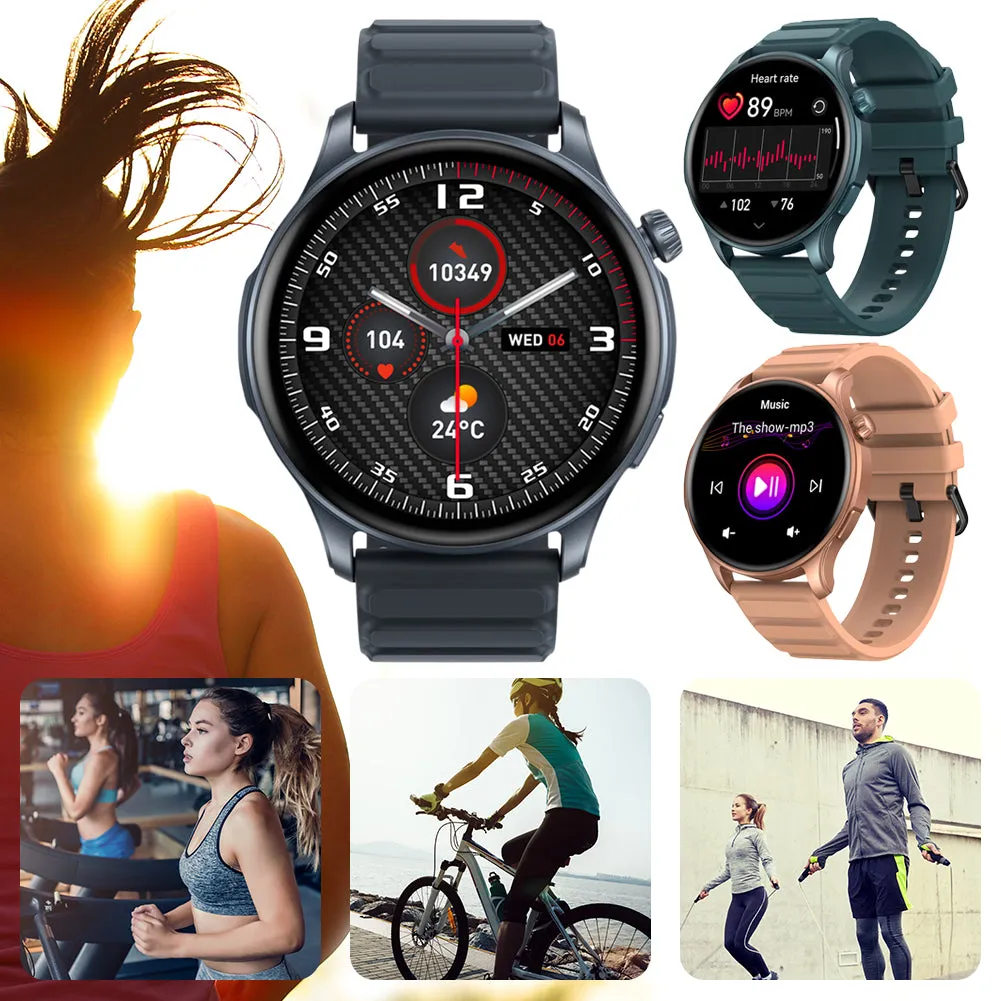 High Quality Smartwatch – 1.43" AMOLED Display, Bluetooth Calling, Health & Fitness Tracking, 100  Sports Modes, 14-Day Battery, Android & iOS Compatible