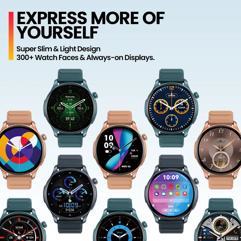 High Quality Smartwatch – 1.43" AMOLED Display, Bluetooth Calling, Health & Fitness Tracking, 100  Sports Modes, 14-Day Battery, Android & iOS Compatible