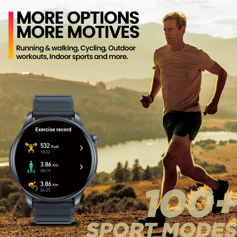 High Quality Smartwatch – 1.43" AMOLED Display, Bluetooth Calling, Health & Fitness Tracking, 100  Sports Modes, 14-Day Battery, Android & iOS Compatible