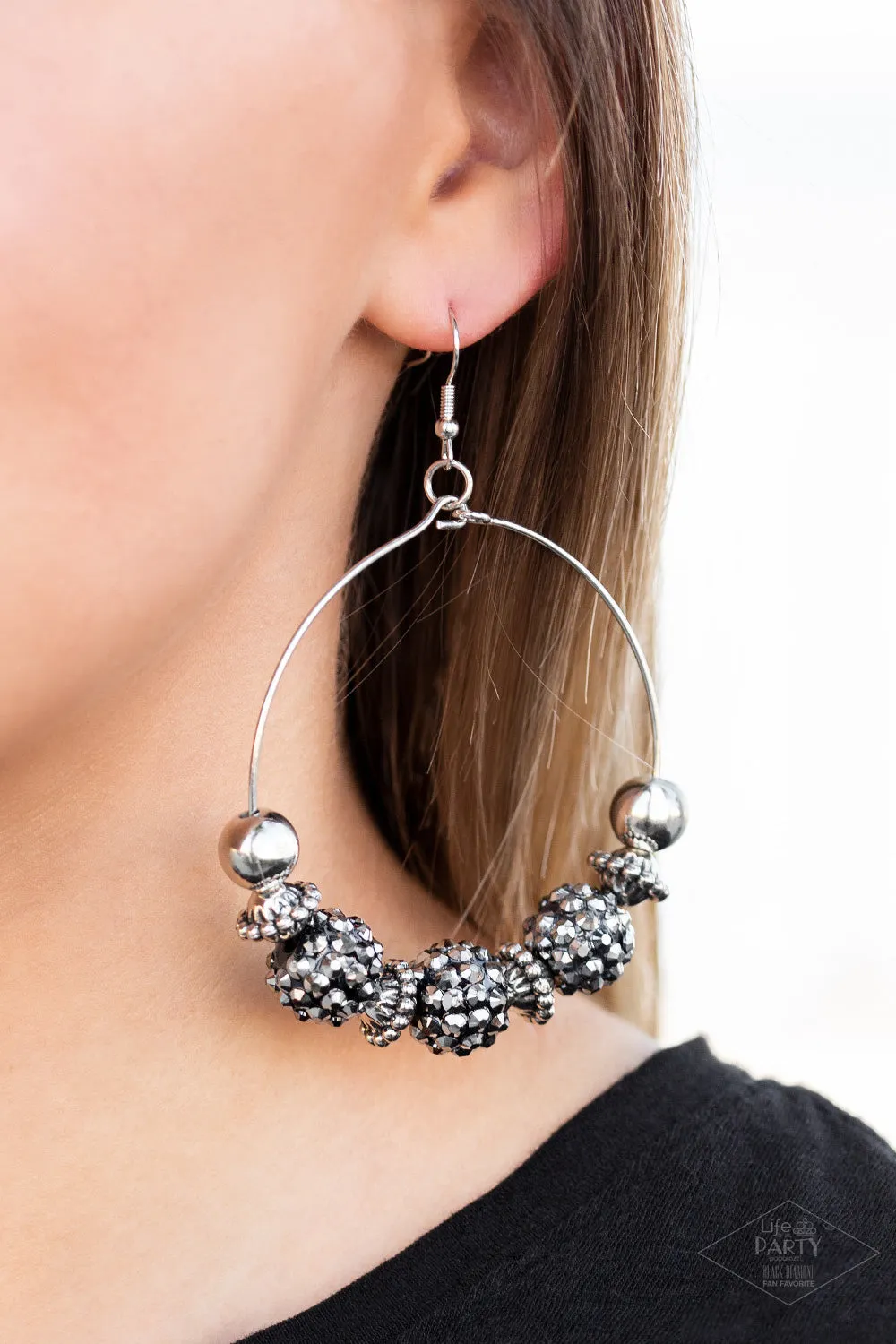I Can Take A Compliment Silver Earring