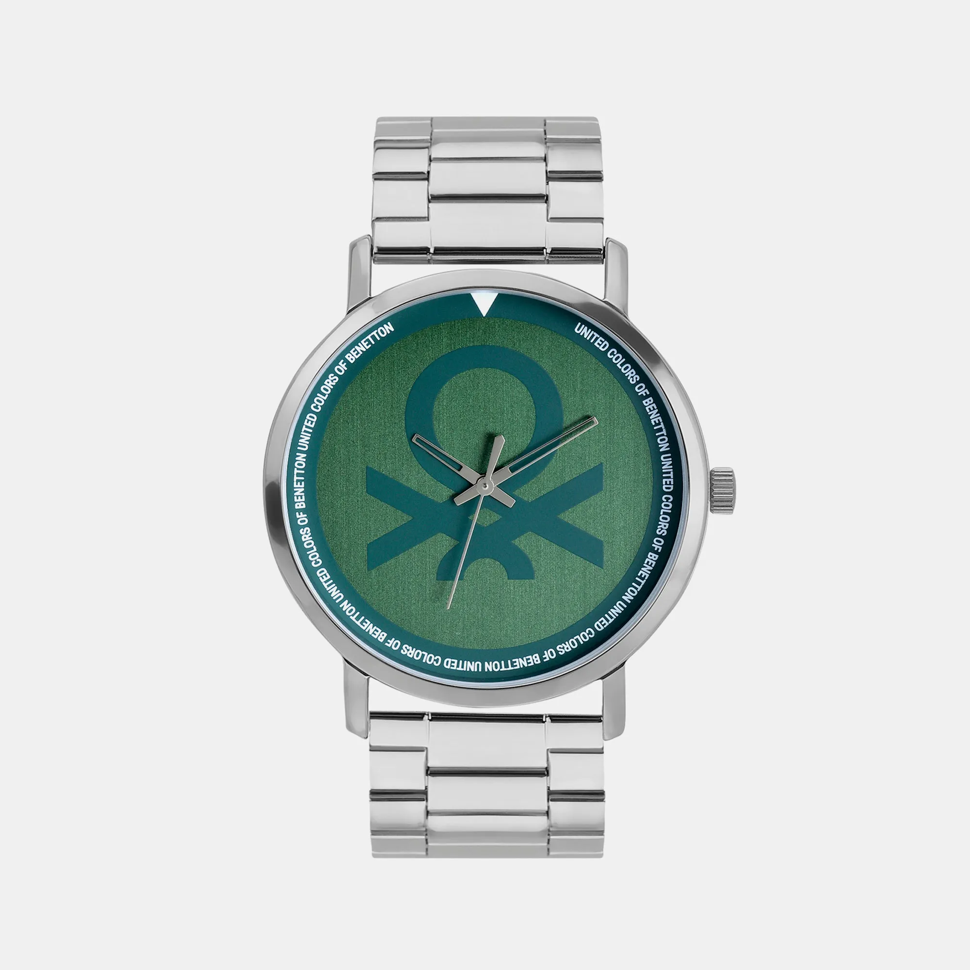 Iconic Green Men's 3 Hands Analog Stainless Steel Watch UWUCG1300