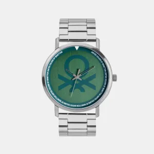 Iconic Green Men's 3 Hands Analog Stainless Steel Watch UWUCG1300