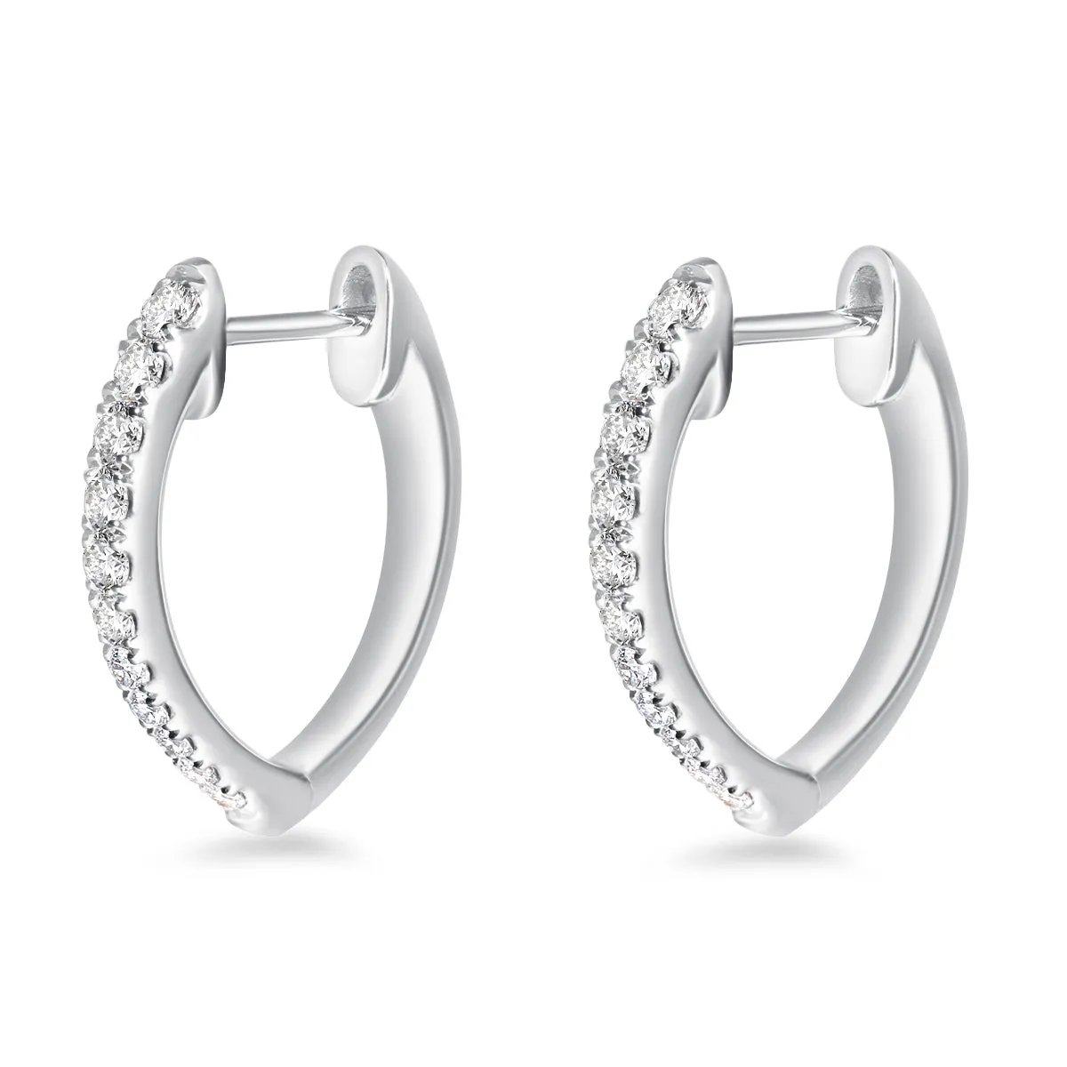 Imperial Hoop  Diamond Earring .30 Total Carat Weight