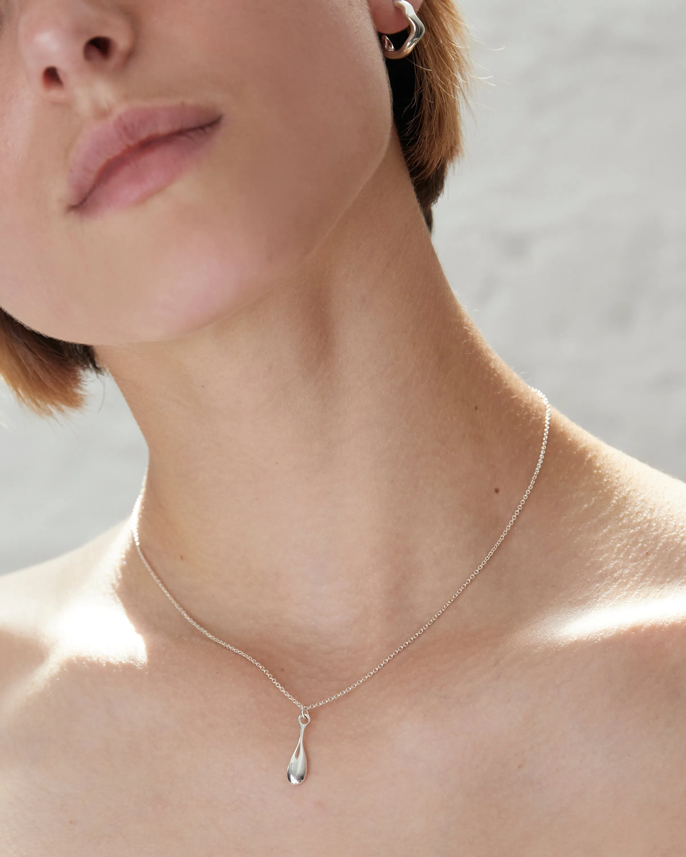Ina Necklace | Silver