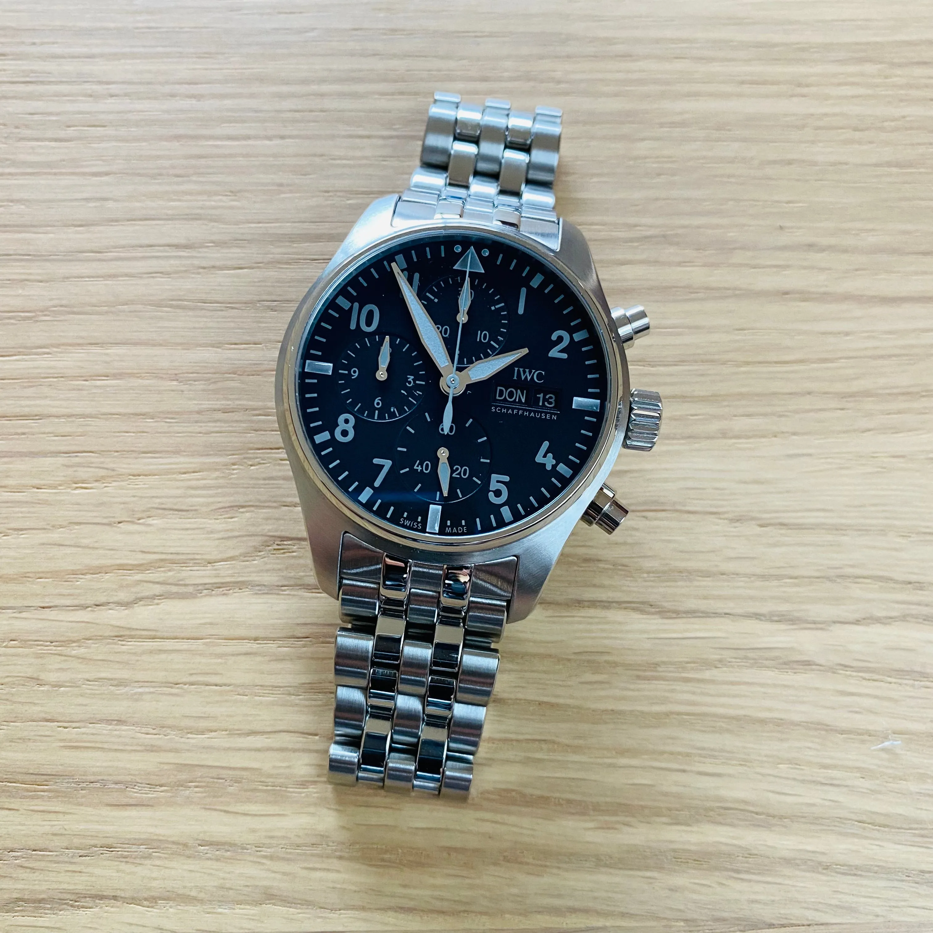 IWC Pilot’s Chronograph C.03 with EasX-CHANGE® Bracelet and Strap (Pre-owned) - 27/125
