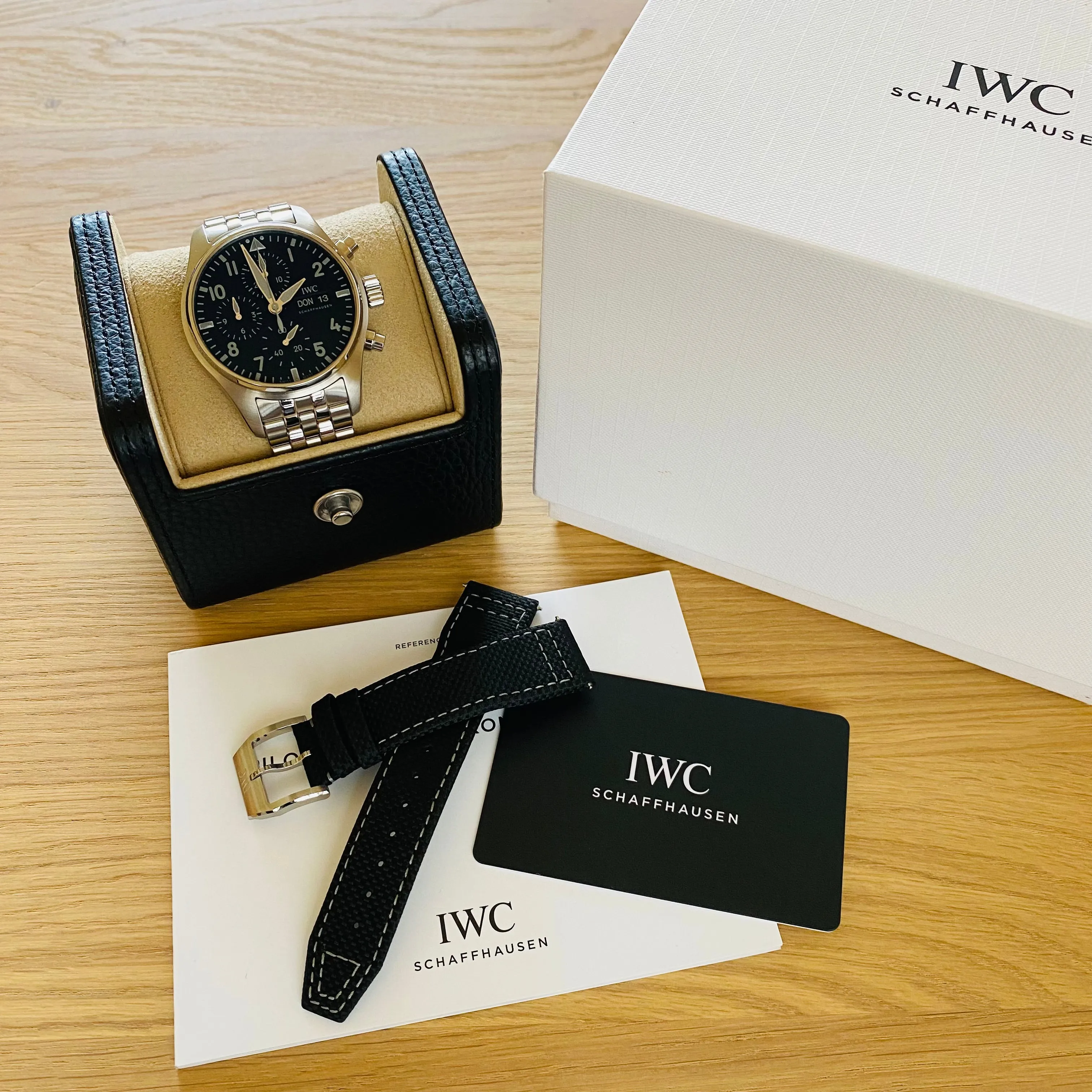 IWC Pilot’s Chronograph C.03 with EasX-CHANGE® Bracelet and Strap (Pre-owned) - 27/125