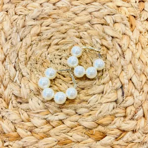 Jeanne Pearl Cluster Hoops