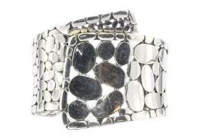 John Hardy Sterling Silver Kali Cuff with Pouch