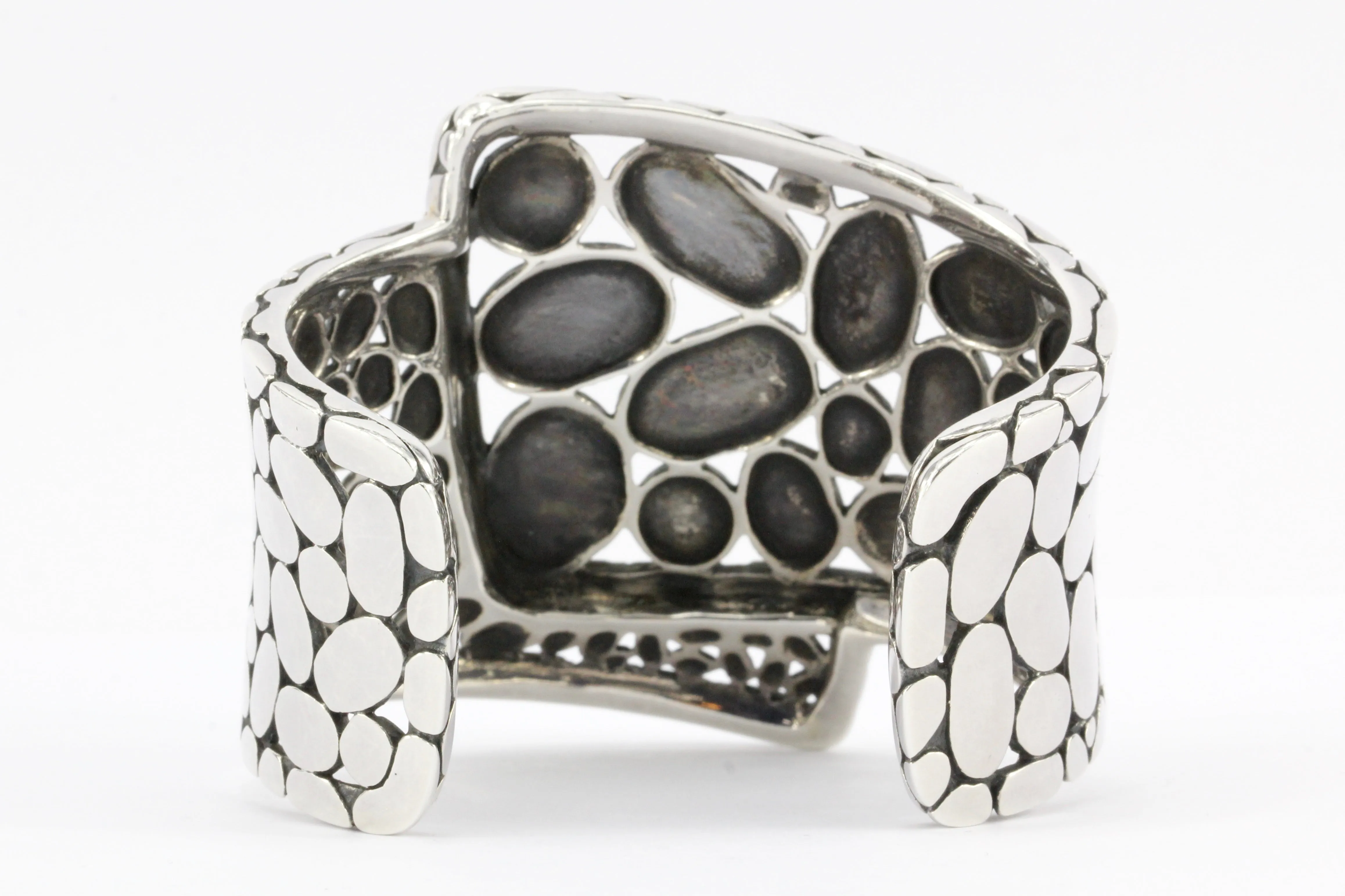 John Hardy Sterling Silver Kali Cuff with Pouch