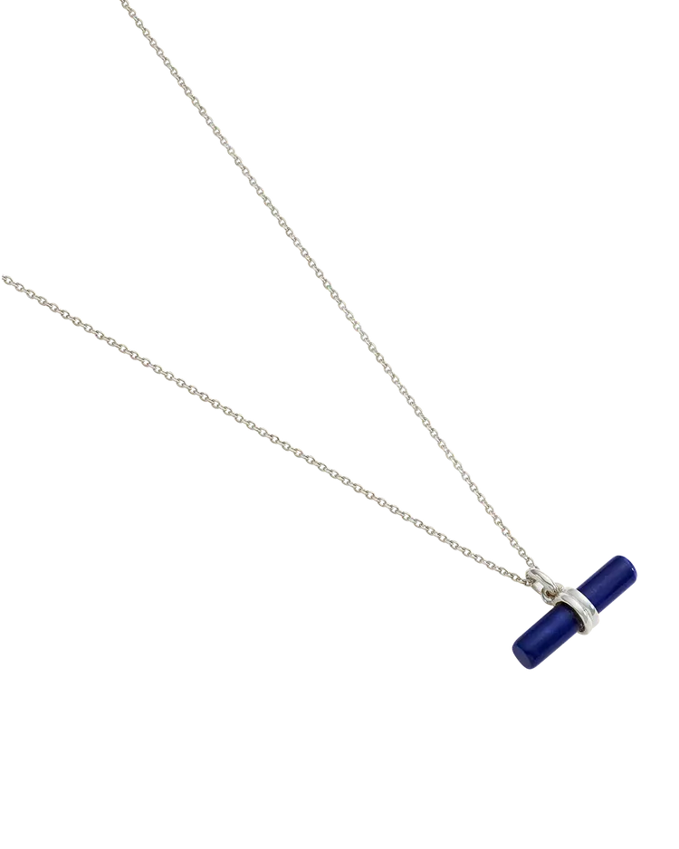 Kirstin Ash LAPIS T-BAR NECKLACE