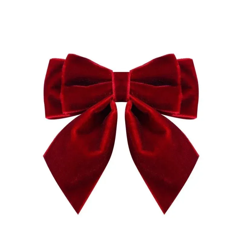 Korean Simple Velvet Bow Tie Brooch Pins Bowknot Cravat Female College Style Shirt Collar Luxulry Brooches for Women Jewelry