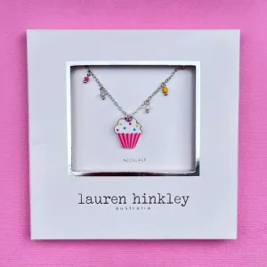 LAUREN HINKLEY TEA PARTY CUPCAKE NECKLACE