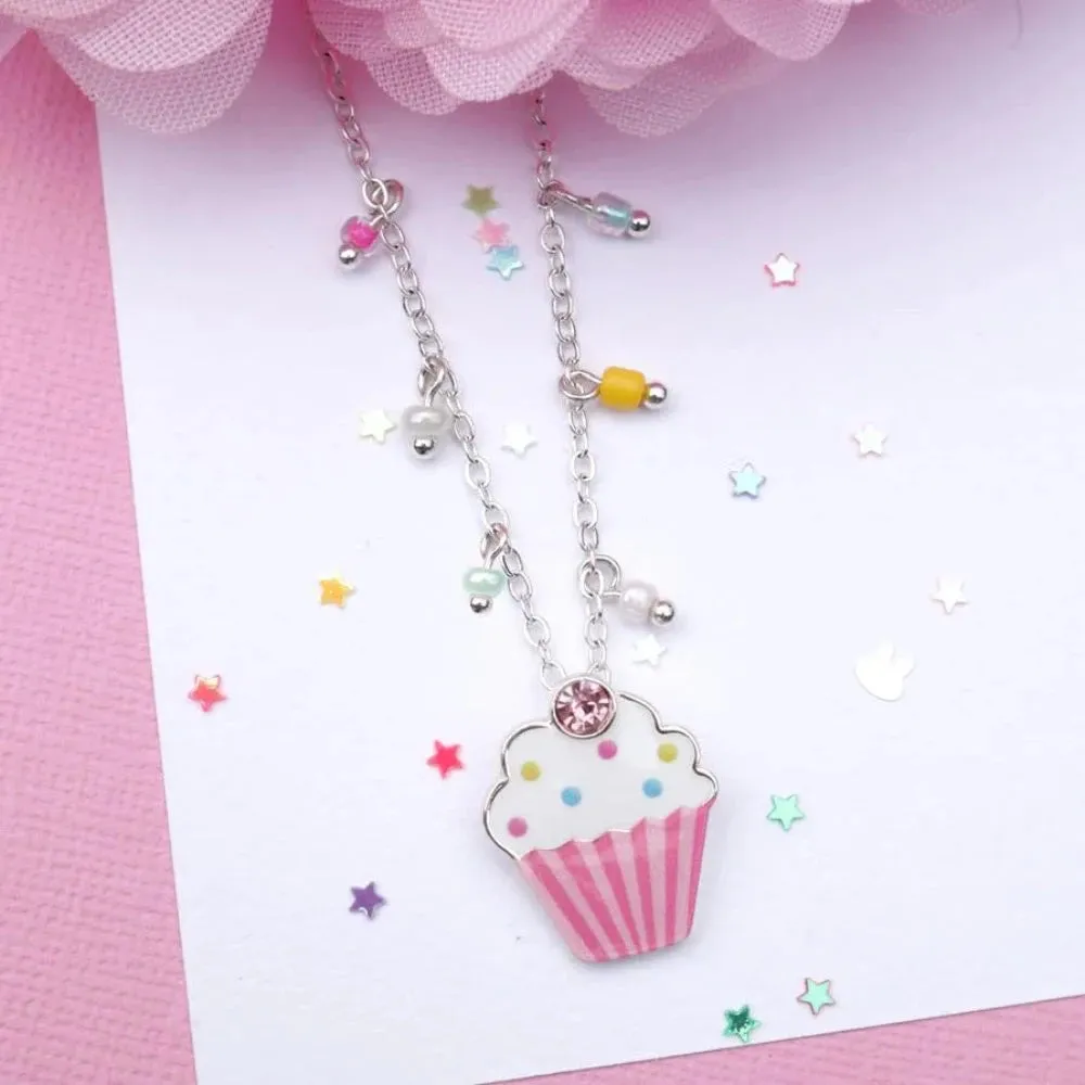LAUREN HINKLEY TEA PARTY CUPCAKE NECKLACE