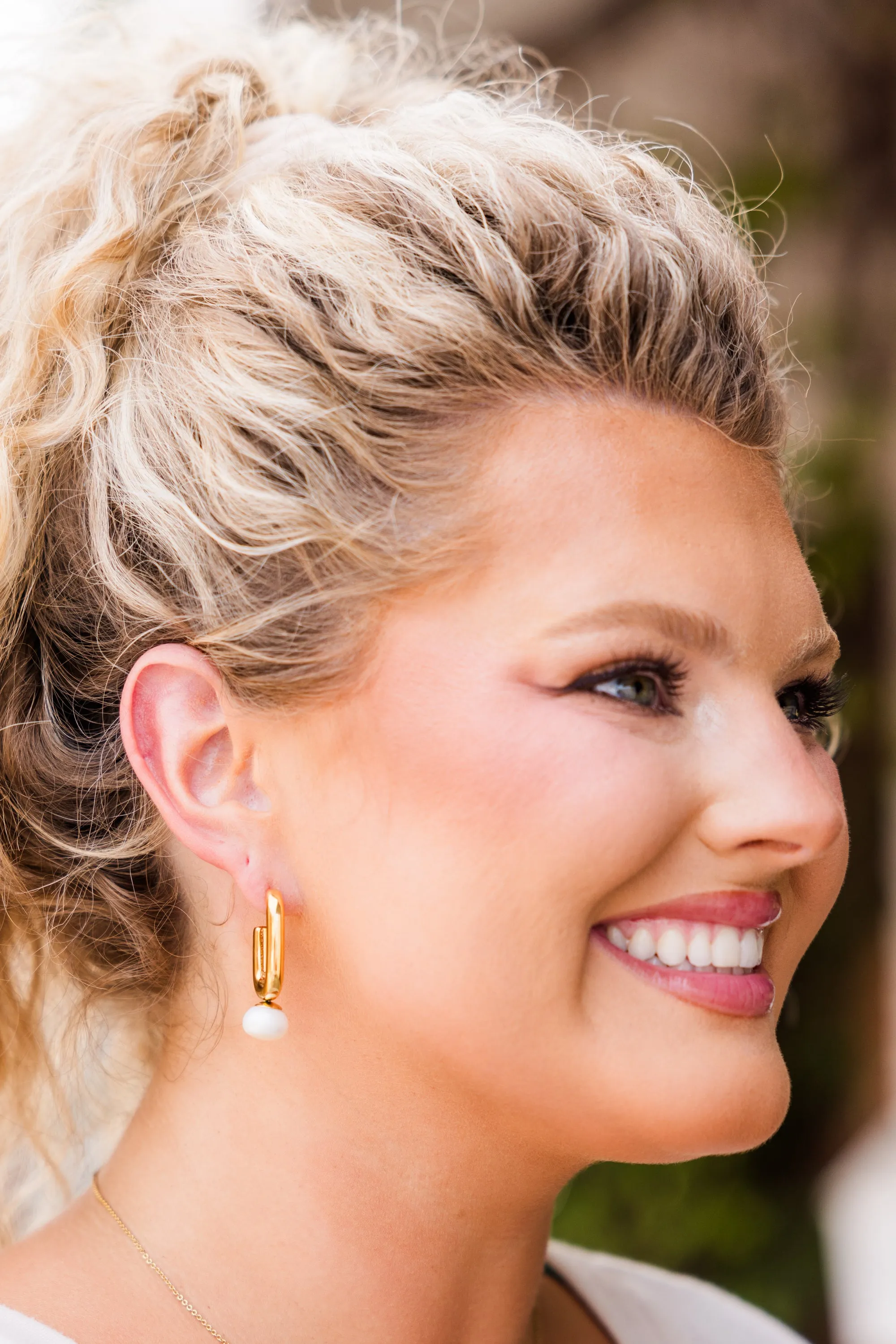 Lauren Kenzie: Spirit Of Bliss Earrings, Pearl