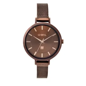LEDBURY CHOCOLATE MESH WATCH