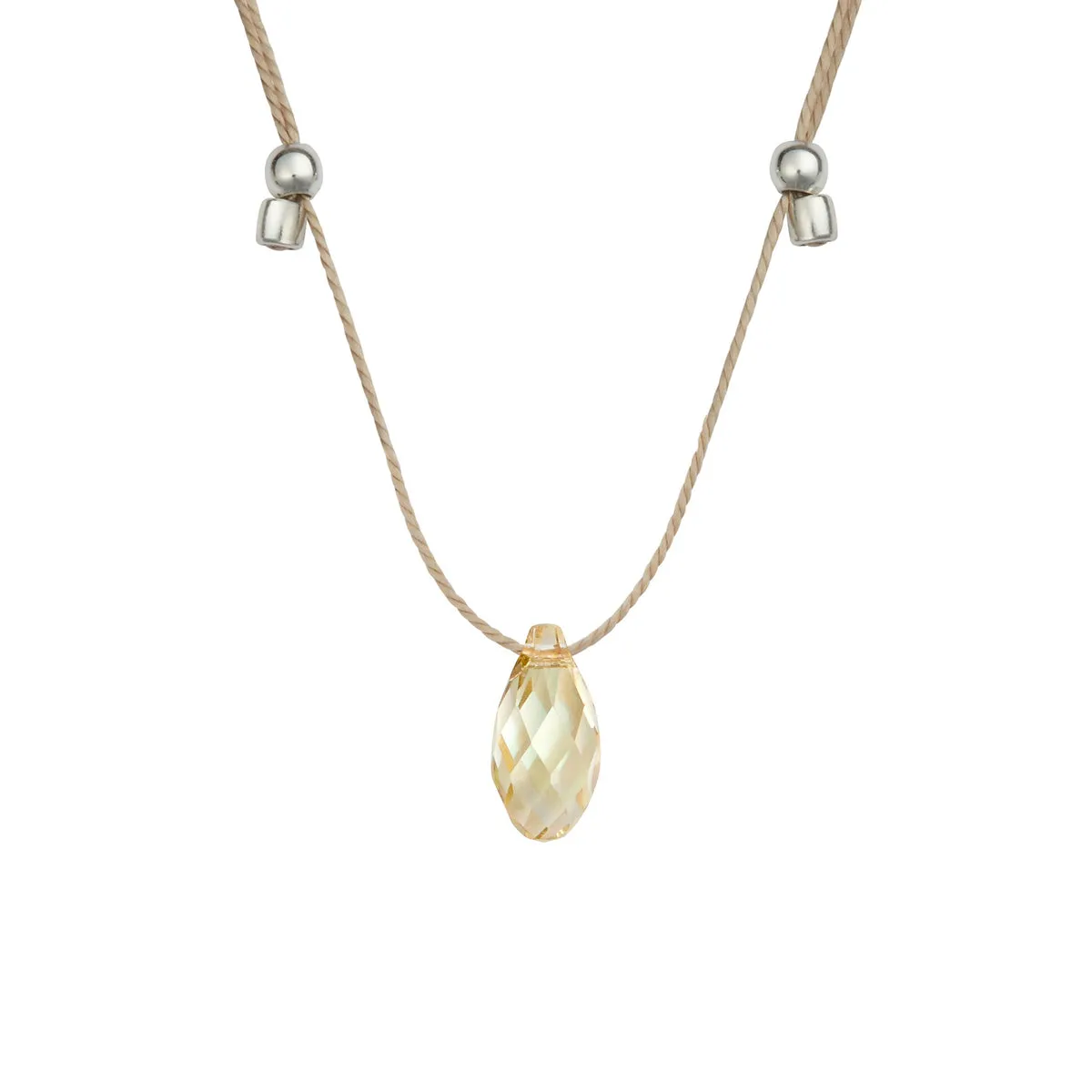 Light Prism Crystal Necklace Sliders (Assorted)