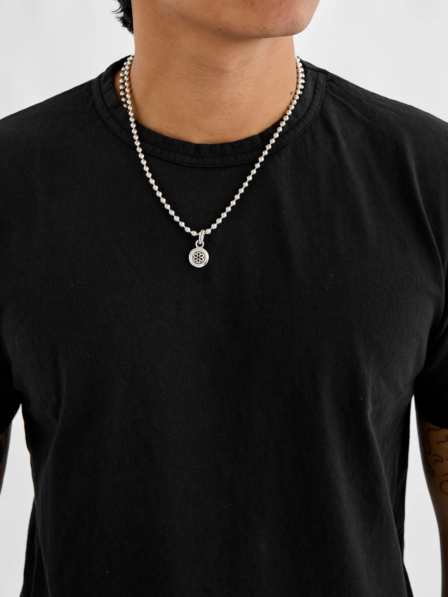 Lotus Pendant in Sterling Silver