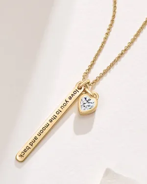 Love to the Moon Necklace