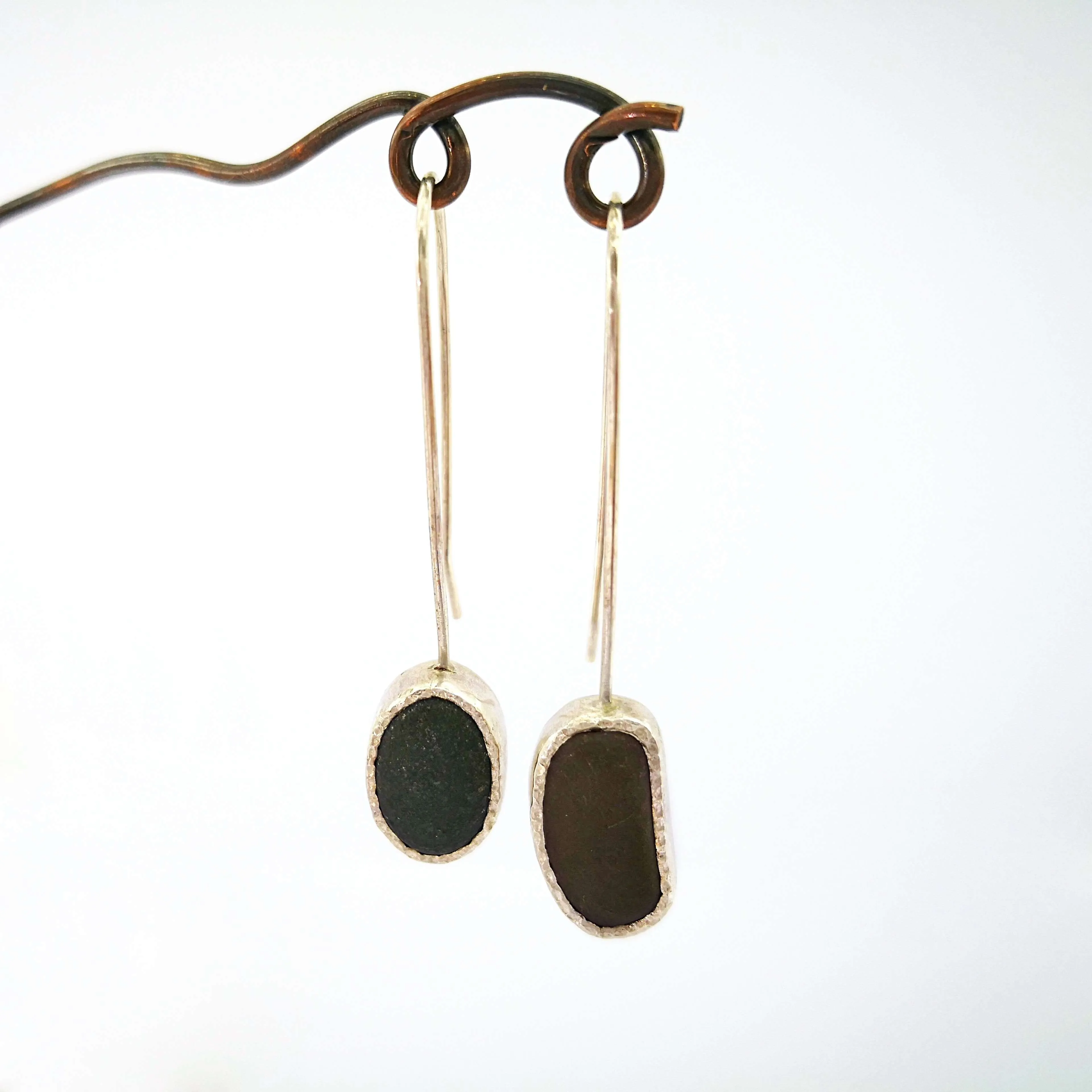 Lyall Bay Pebble Earrings