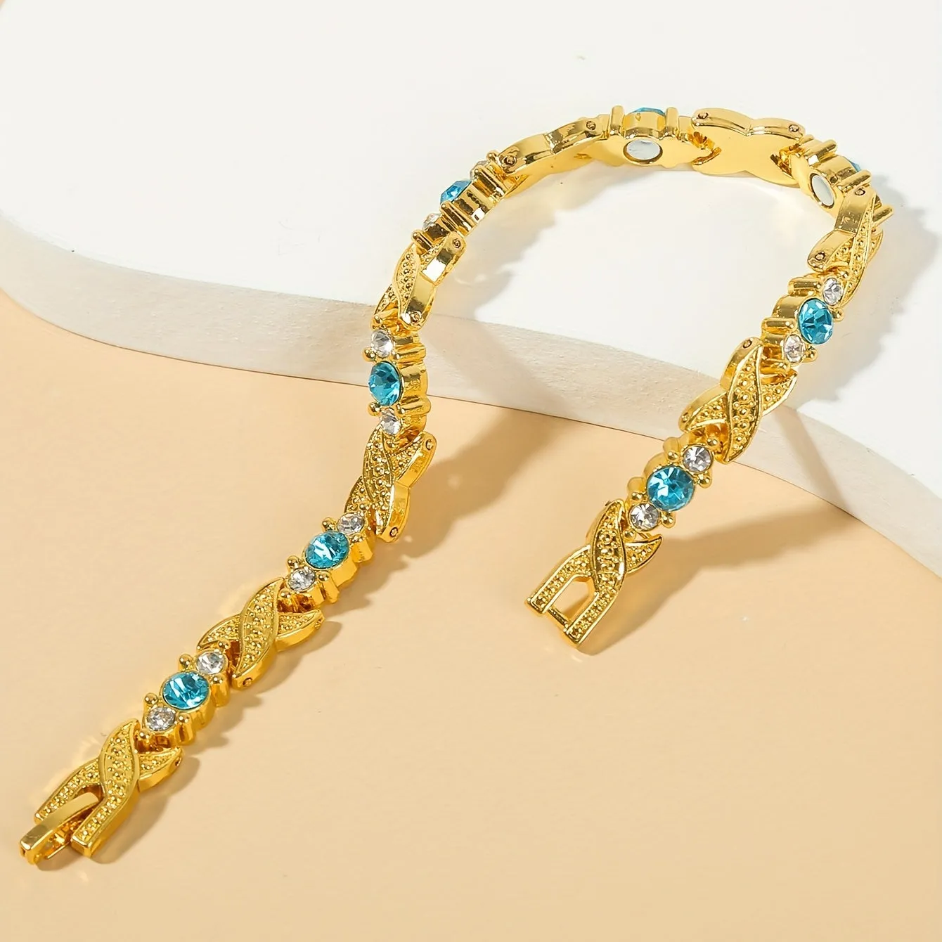 Magnet Bracelets Men's Rhinestone Personality Bracelets