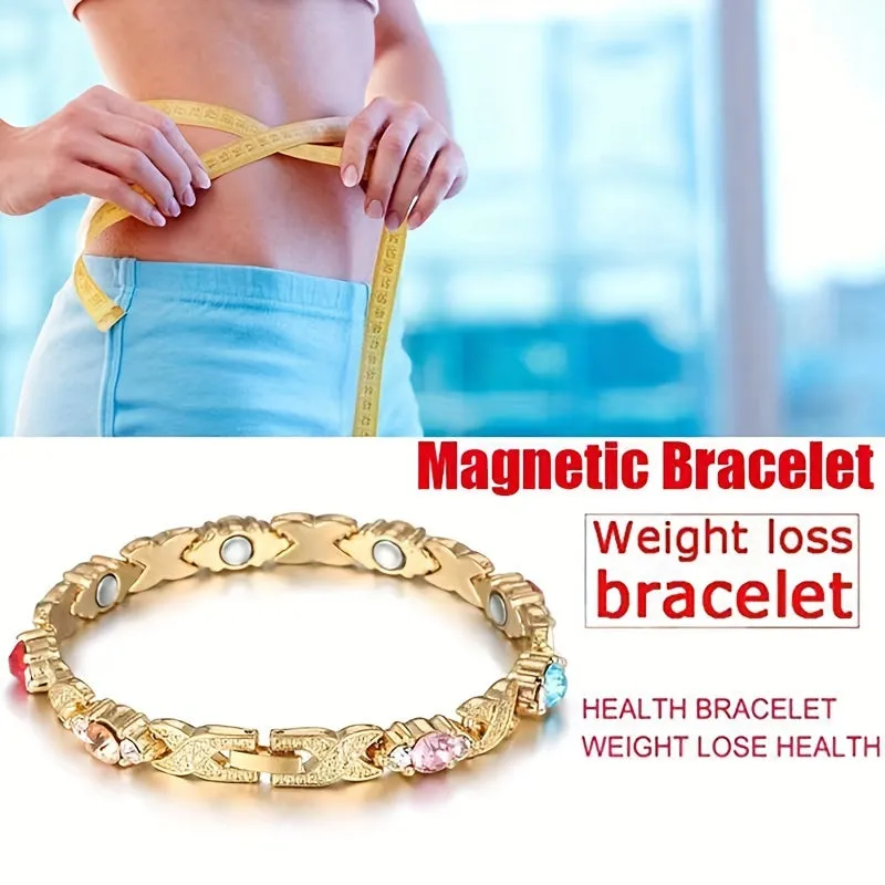 Magnet Bracelets Men's Rhinestone Personality Bracelets
