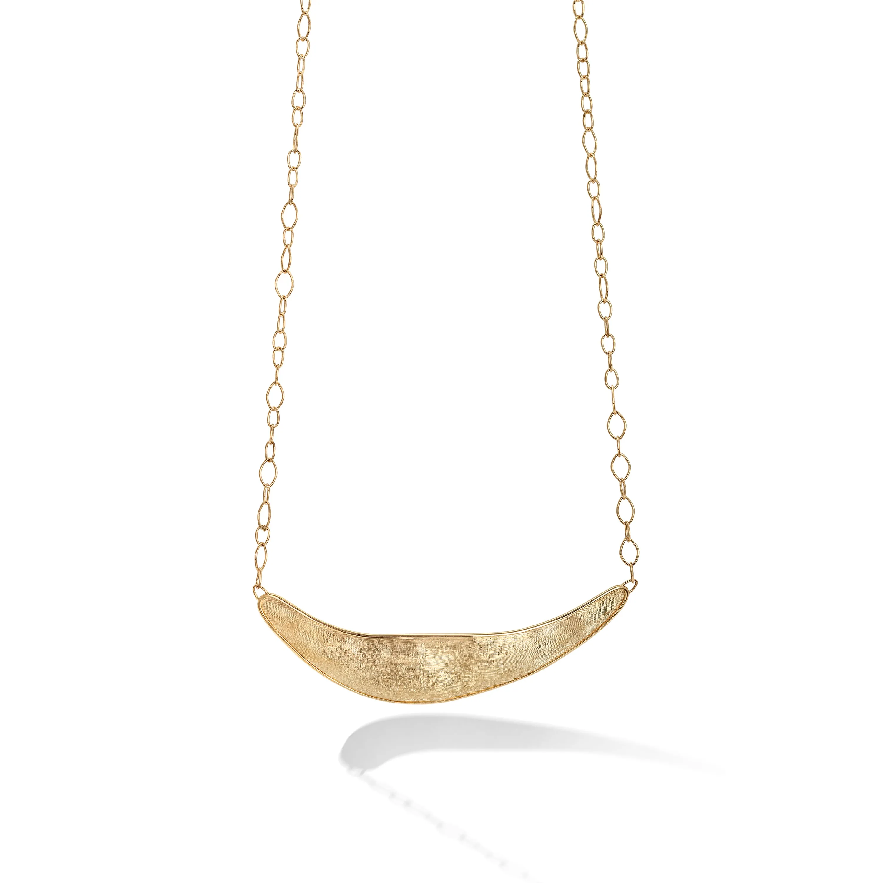 Marco Bicego 18K Yellow Gold Lunaria Bar Necklace