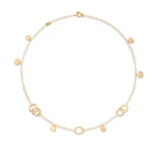 Marco Bicego Jaipur Collection 18K Yellow Gold Charm Short Necklace