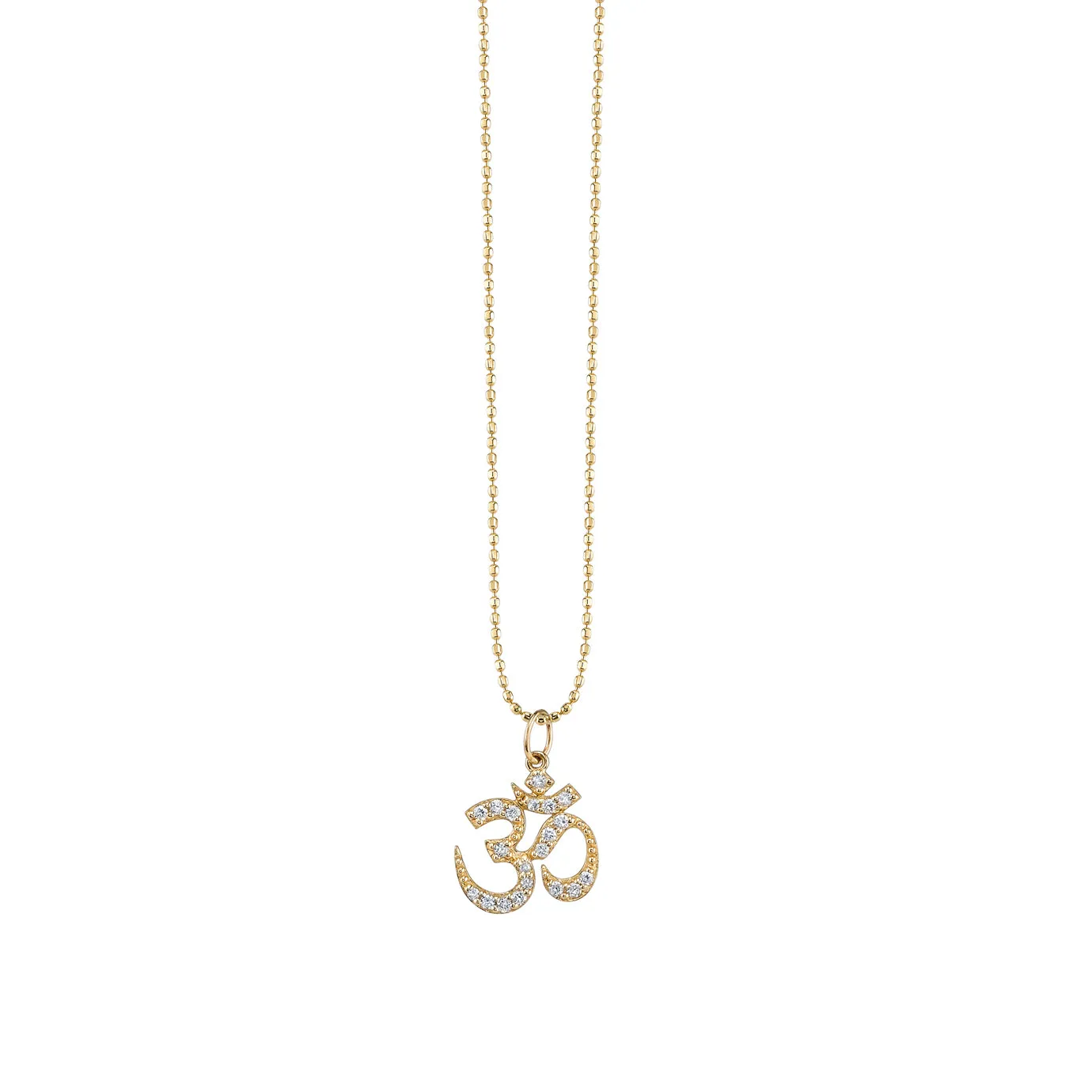 Men's Collection Gold & Diamond Om Charm