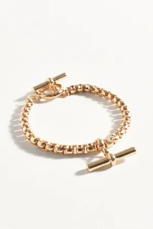 Milan Bianca Classic T Bar Bracelet | Gold