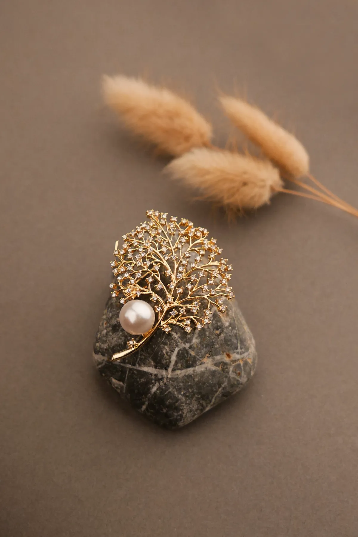Minimalist Life Tree Brooch
