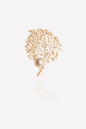 Minimalist Life Tree Brooch