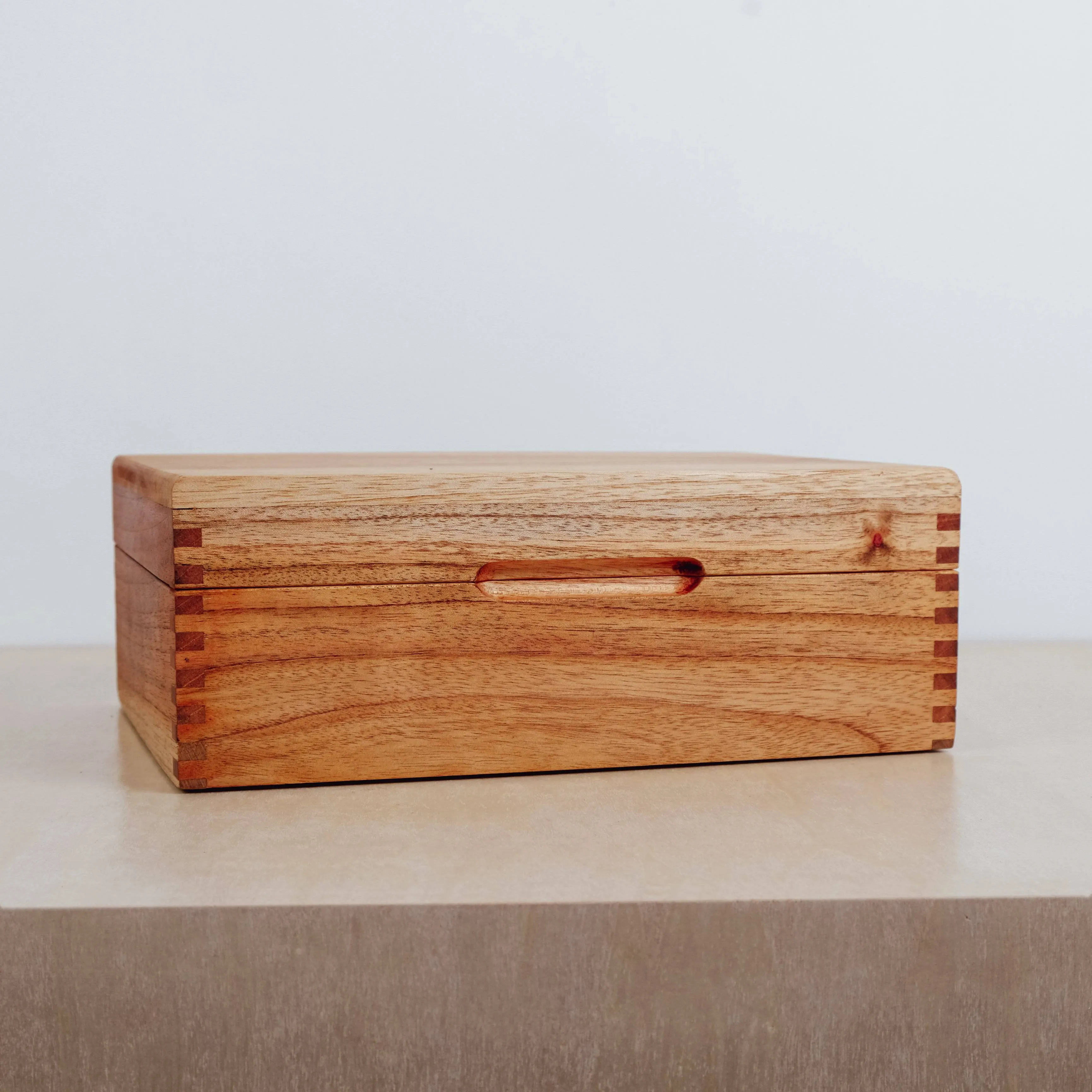 Modern Watch Box Organizer - Solid Cedar Wood