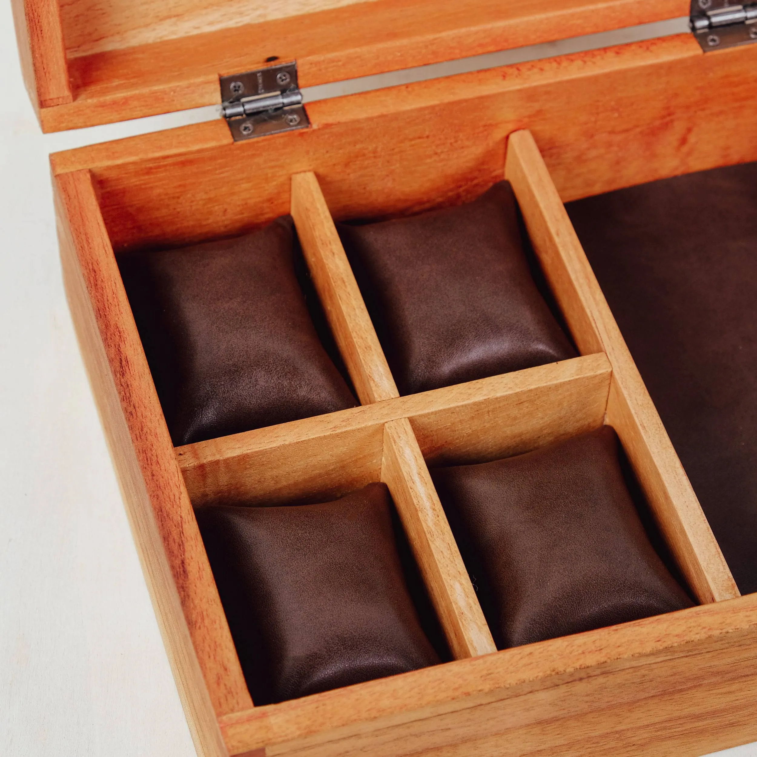 Modern Watch Box Organizer - Solid Cedar Wood