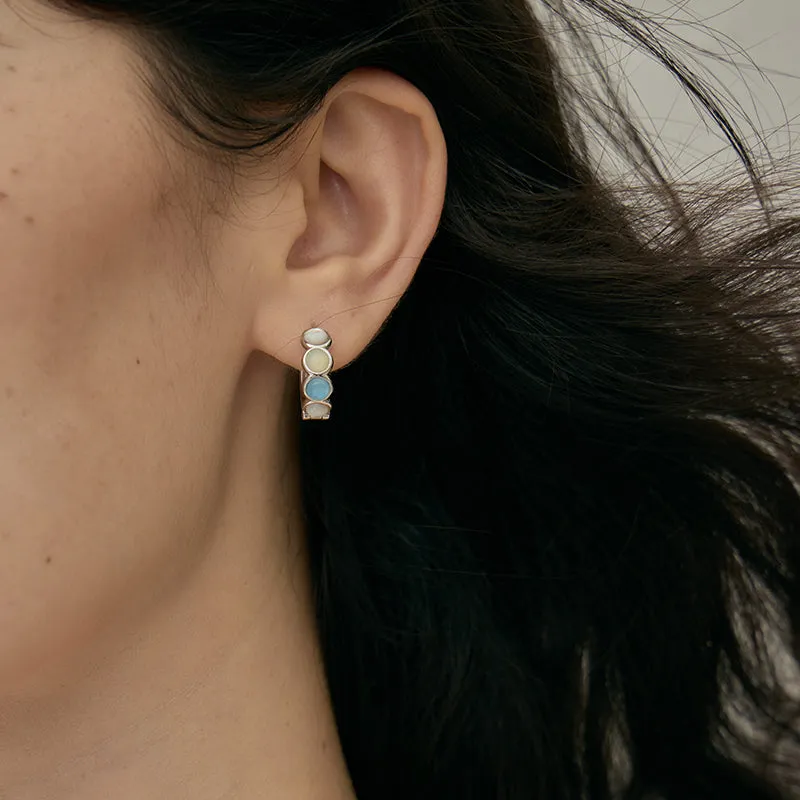 Monet Morning Hoop Earrings
