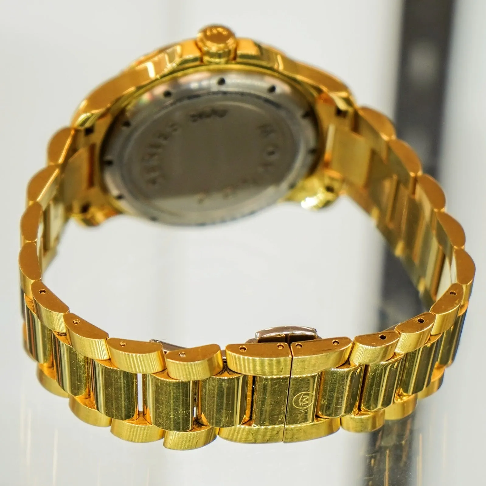 MOVADO Series 800 Active Sport Diver Watch 14.1.36.1549 ALL Gold-Tone S.S.