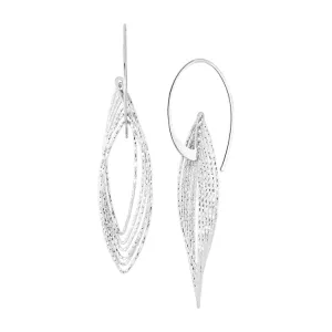 Multi Marquise Shaped Dangle Earrings