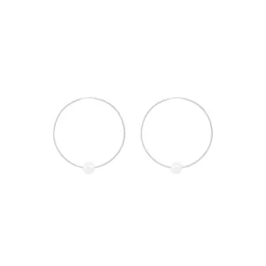 Naomi Earrings 24mm - Silver