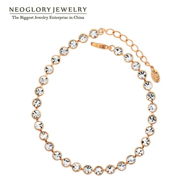 Neoglory Multi Colorful Beads Bangles & Bracelets Fashion Statement Jewelry Brand Girl Mother Gift 2017 New Hot Colf