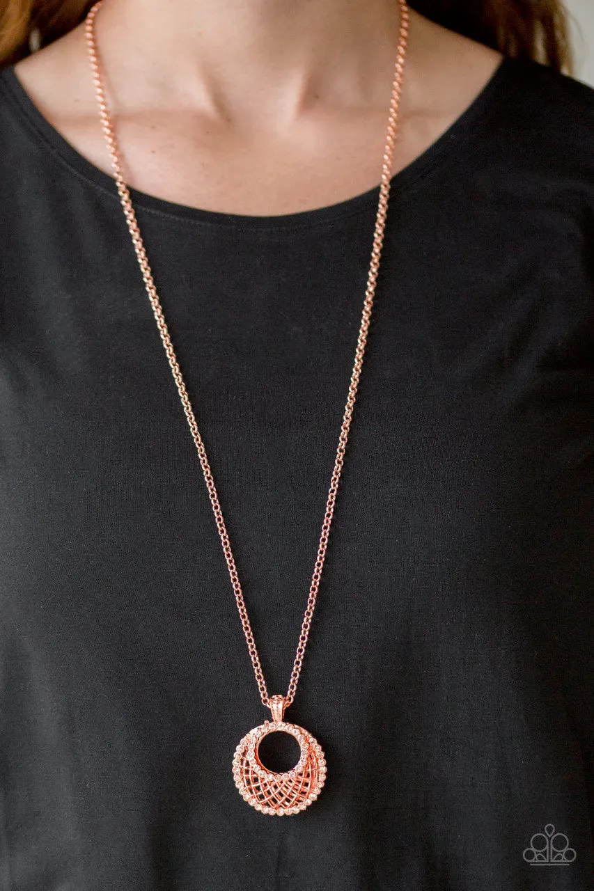 Net Worth Copper Paparazzi Necklace