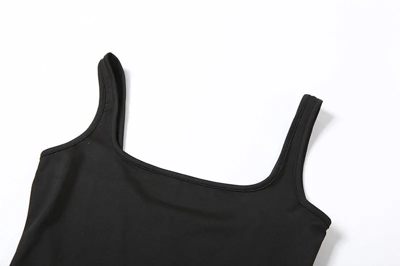 New Cross-border Women's Fashion One-shoulder Open-back Slim-fitting Hip-wrapping Casual Pants Jumpsuit Fitness Clothing C-240710-1
