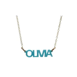Olivia Nameplate Necklace