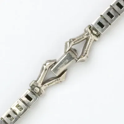 Onyx, Diamanté & Sterling Wachenheimer Bros. Bracelet