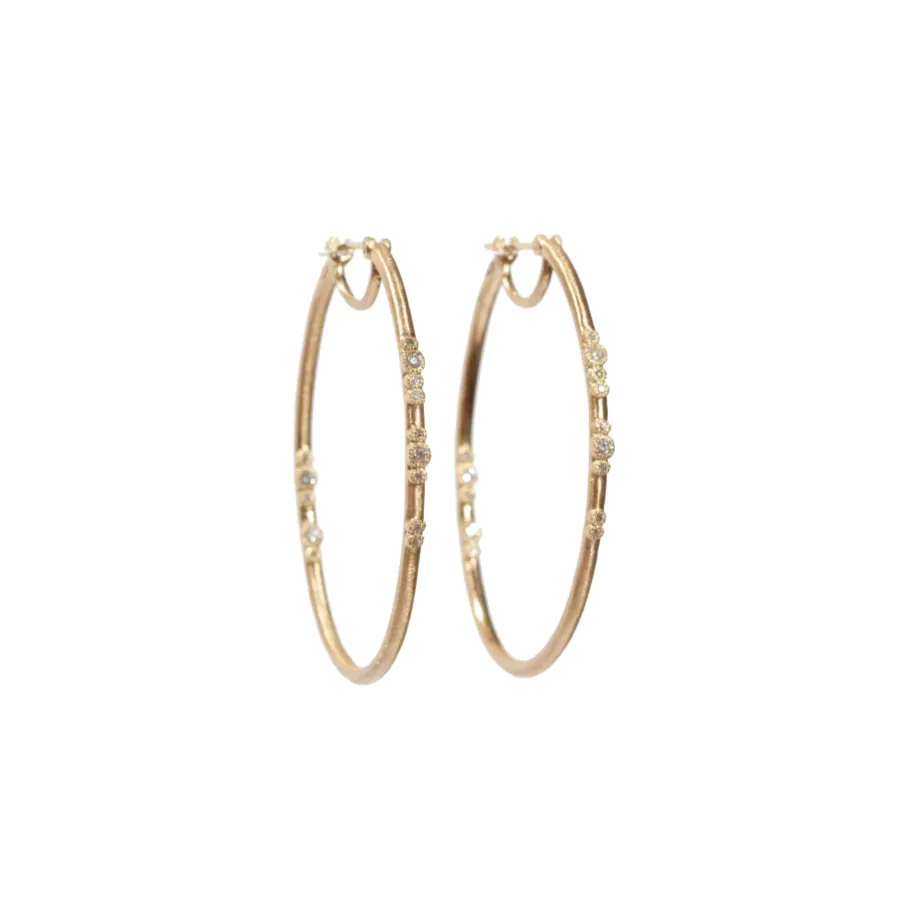 Oval Hoop Earrings
