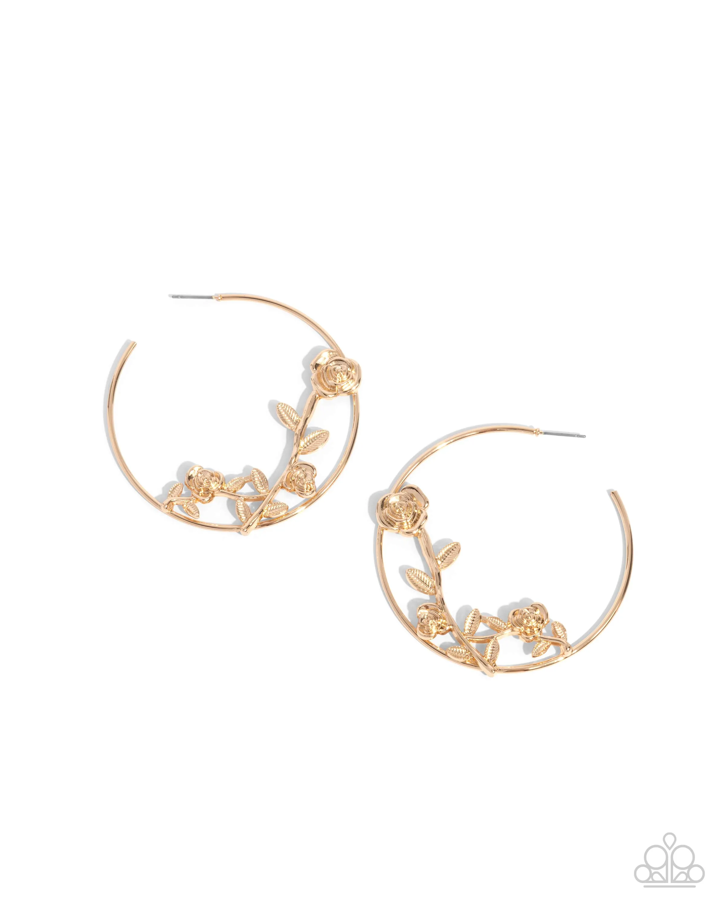 Paparazzi Blooming Benefit - Gold Earrings