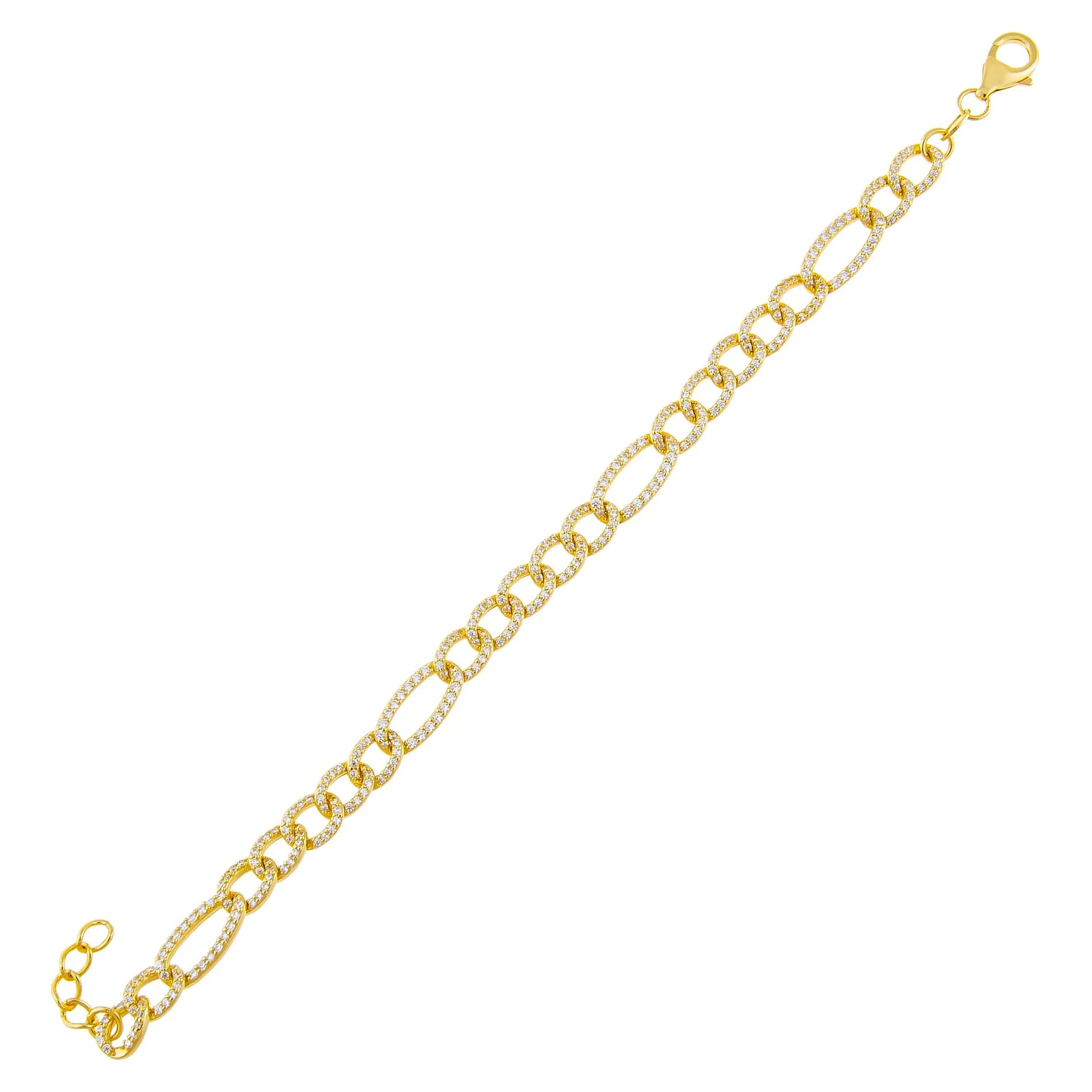 Pavé Figaro Bracelet