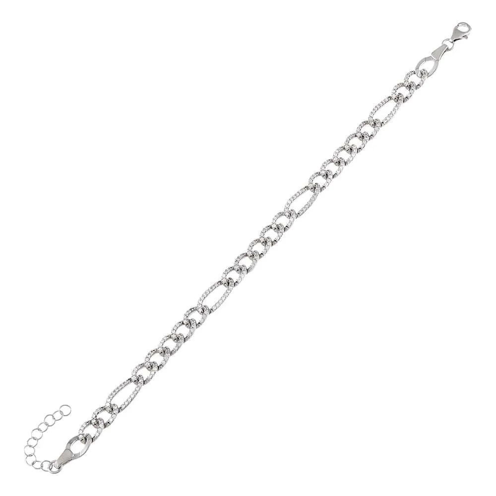 Pavé Figaro Bracelet